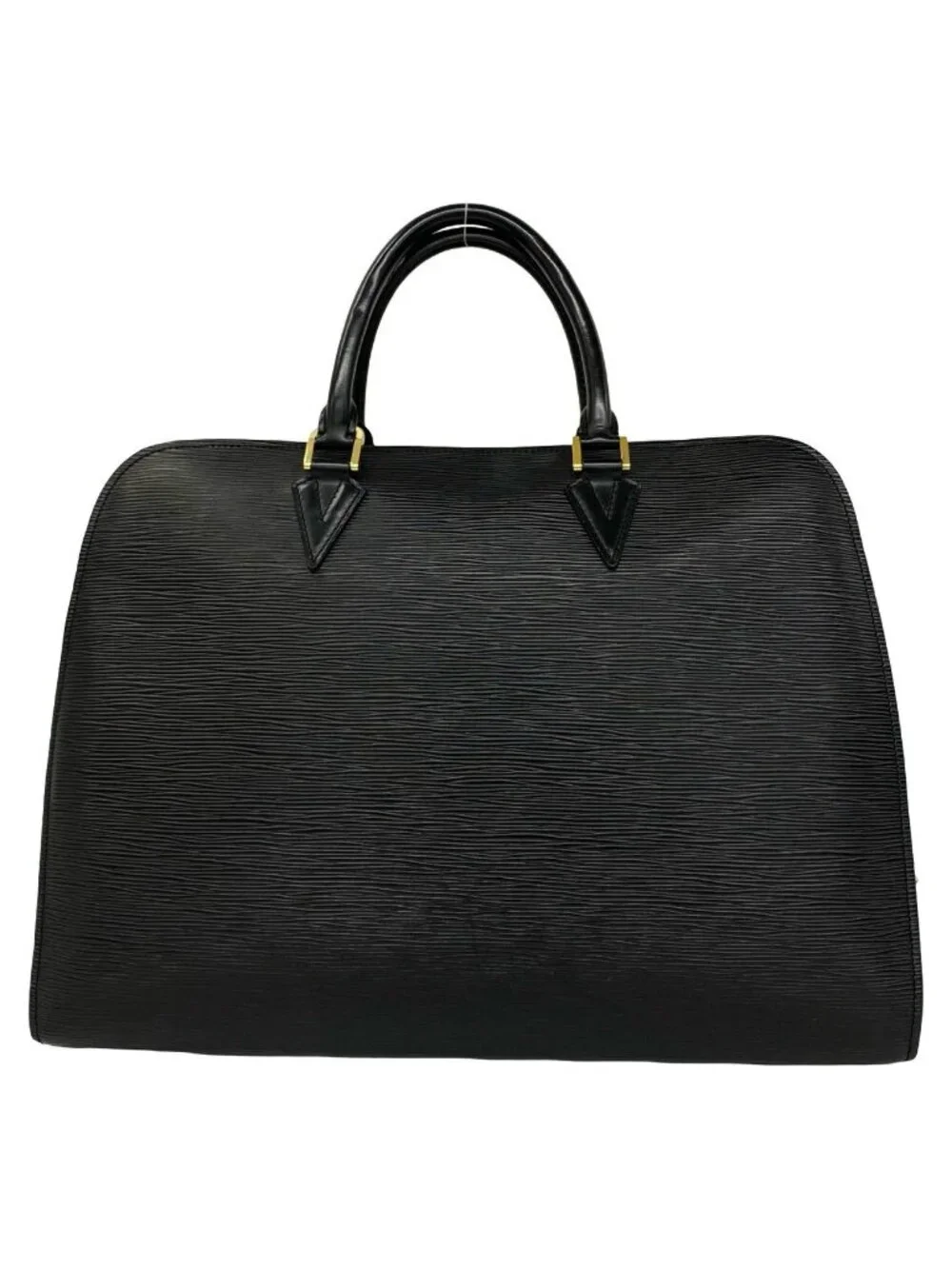 Louis Vuitton Sorbonne Epi Leather Business Briefcase Handbag Noir